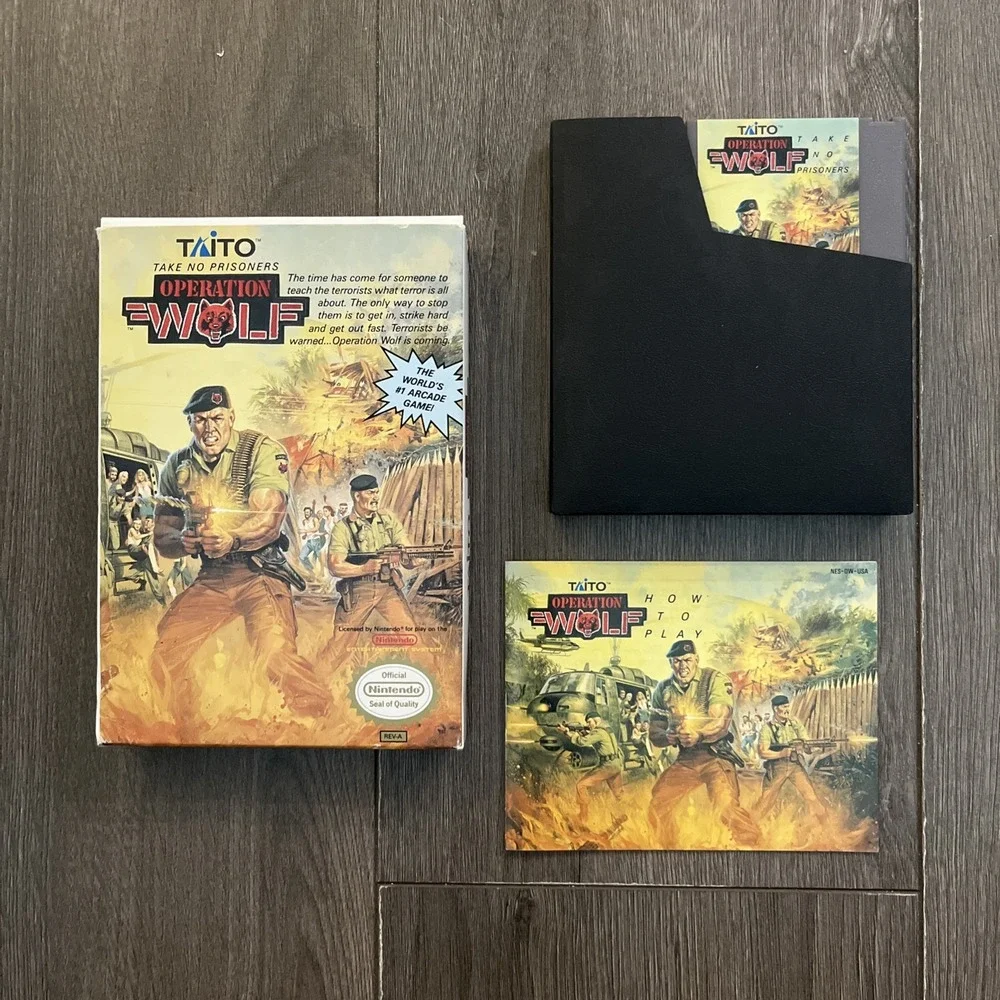 Operation Wolf (Nintendo Entertainment System, 1989) CIB